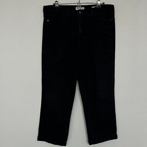 Social Standard Black Straight Cropped Jeans 14